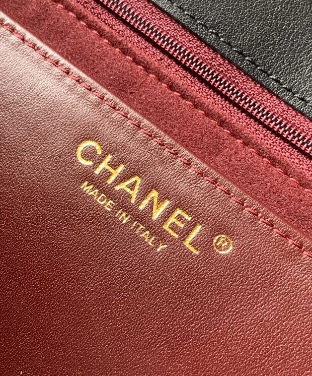 Chanel Maxi Flap Bag With Top Handle AS5543 Black